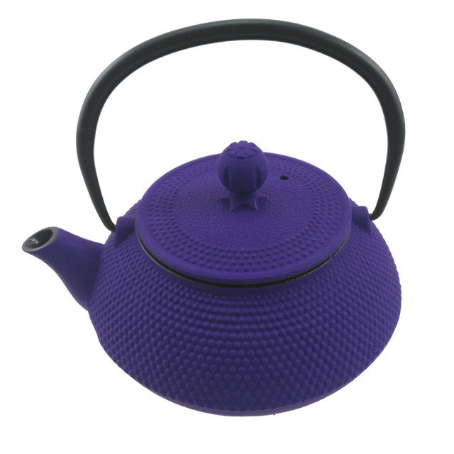 Purple Chinese Cast Iron Tea Pot
