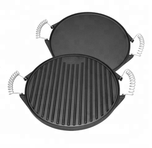 cast iron grill plate stove top
