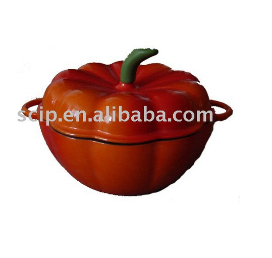 High Quality for Special Ceramic Teapot -
 Pumpkin easy clean enameled cast iron casseroles cast iron pot – KASITE