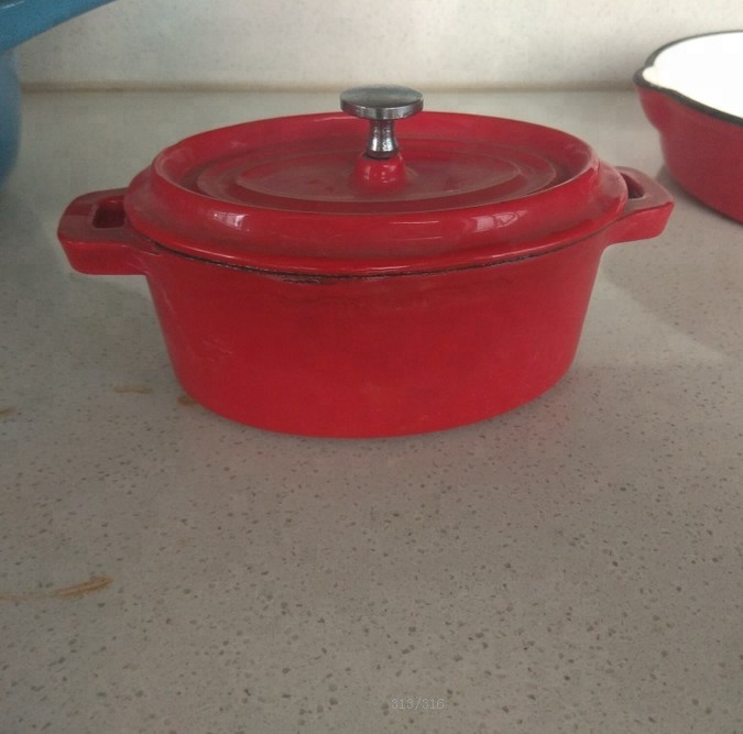 mini high quality cast iron enamel cooker casserole