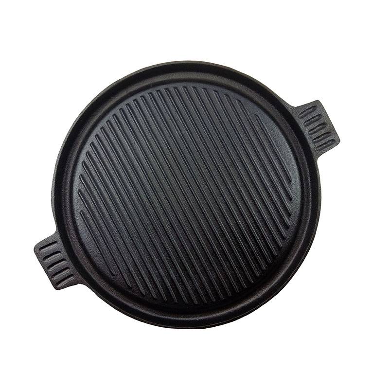 14inch Pre Seasoned Round Reversible Cast Iron Grill and Griddle