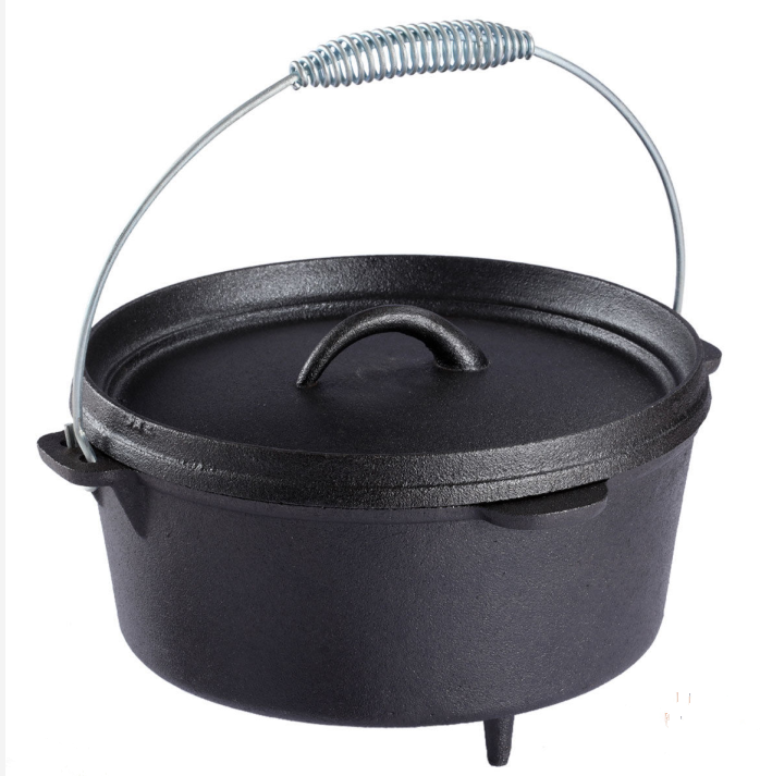 preseasoned cast iron dutch oven cast iron pot cast iron camping cookware