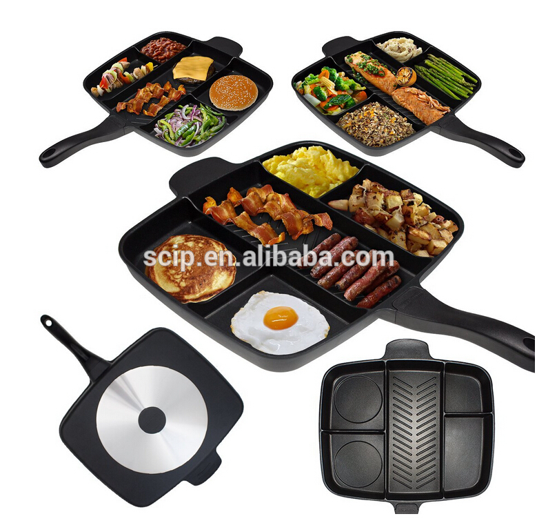 Eco-Friendly Feature Frying Pan,Cast Iron Master Pan