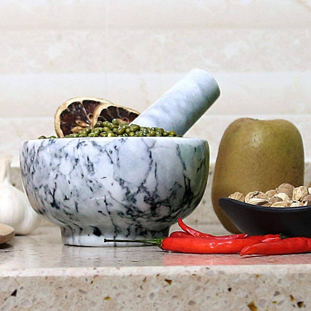 professional factory for Enamel Cast Iron Grill Pan Cookware Set -
 Natural Stone Mortar and Pestle – KASITE