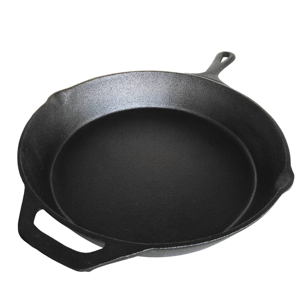 Chinese wholesale Garden Cast Iron Products -
 Pre-Seasoned 12-Inch Nonstick Durable Cast Iron Fry pan Cookware – KASITE