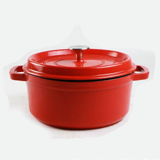 Reasonable price Mini Cast Iron Ceramic Casserole - hot selling color enamel cast iron dutch oven 24cm – KASITE