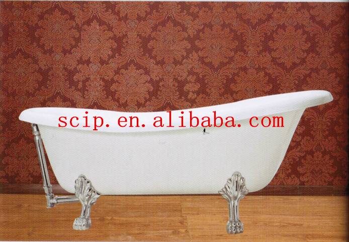 hot sale slipper cast iron clawfoot tub