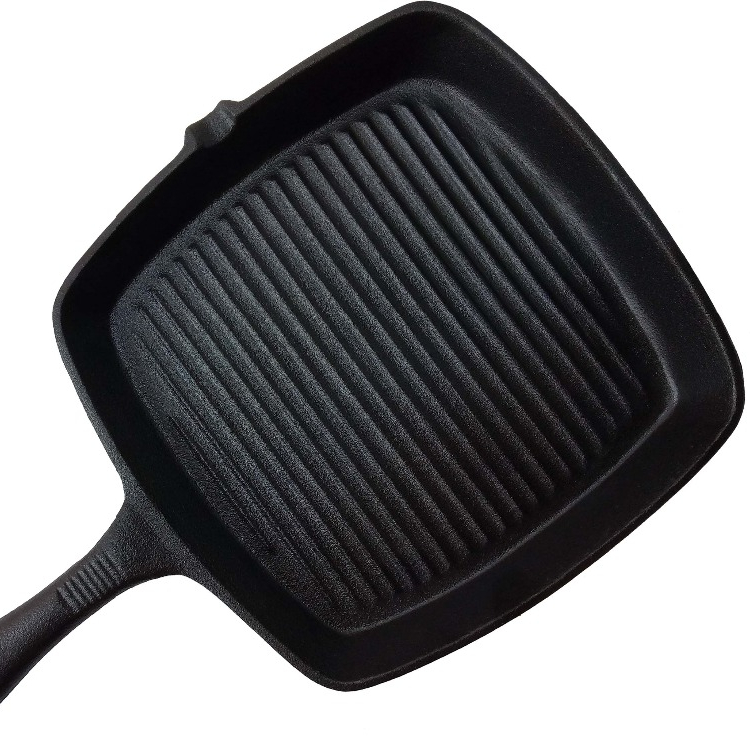 FDA Standard Non-stick Seasoned Cast Iron Skillet Pan Fry pan