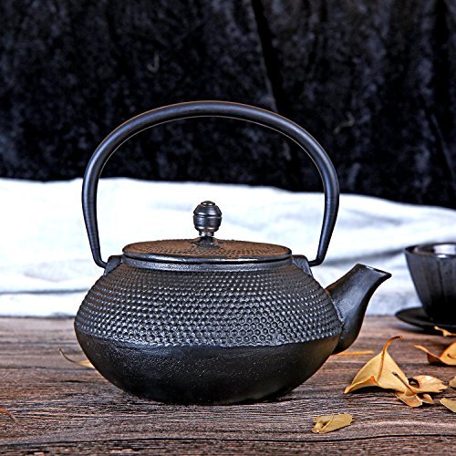 Cast Iron Teapot 26-Ounce, Black
