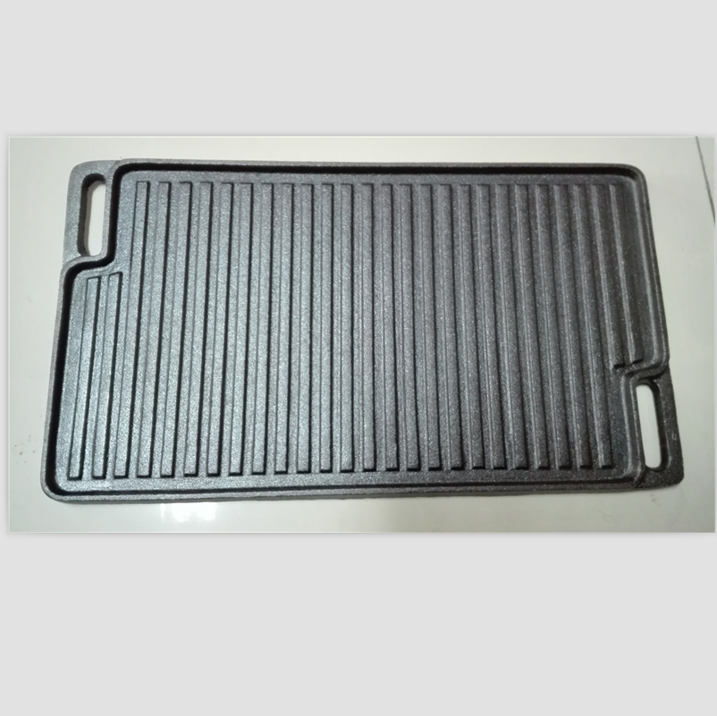 High definition Enameled Cast Iron Skillets -
 flat preseasoned cast iron grill cast iron fry pan cast iron griddle pan – KASITE