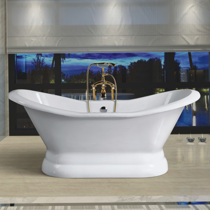 Factory directly Healthy Cast Iron Casseroles Set -
 soaking acrylic freestanding bathroom tub, iron bathroom tub for sale – KASITE