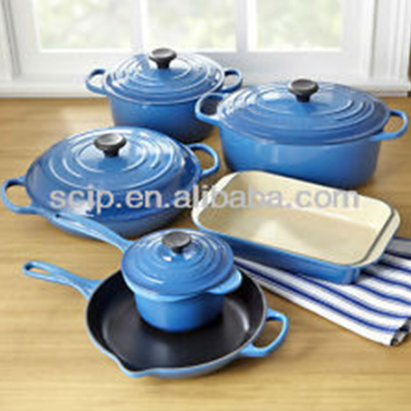 New Hot Products Enamel Cast Iron Fry pan / Cast Iron Frying Pan