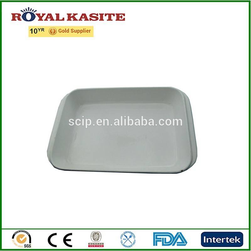 cast iron enamel plate, iron enamel dish, cast iron hollowware