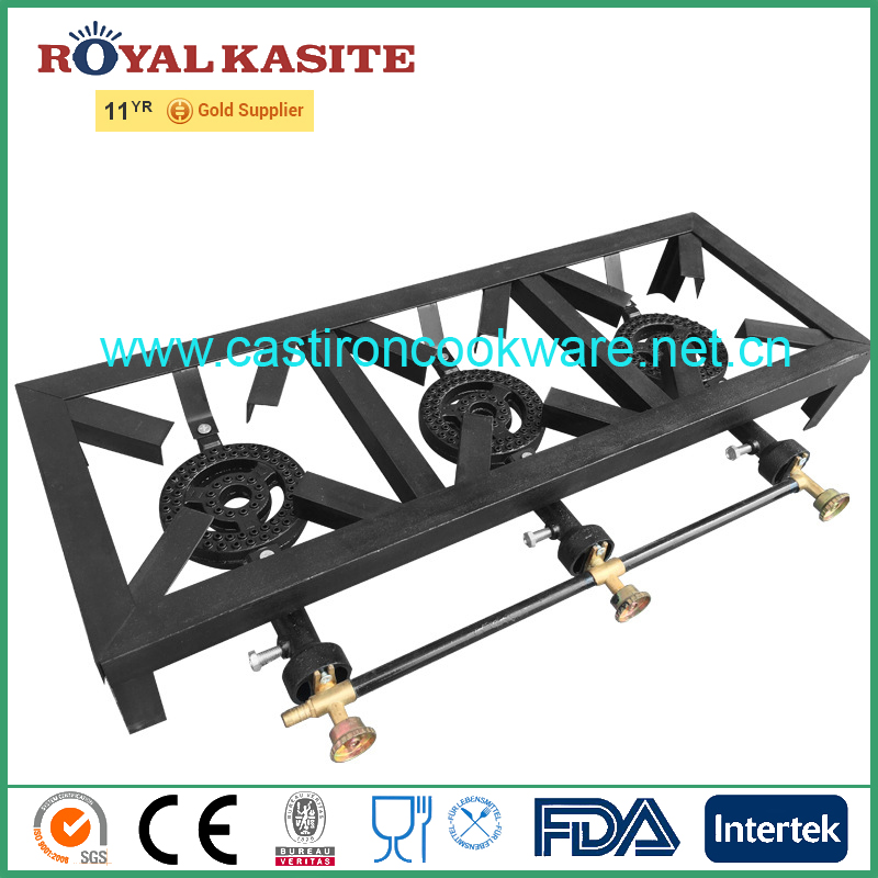 Wholesale Price China Large Cast Iron Skillet -
 high pressure cast iron gas burner, 3 burner gas stove, cast iron gas cooker – KASITE