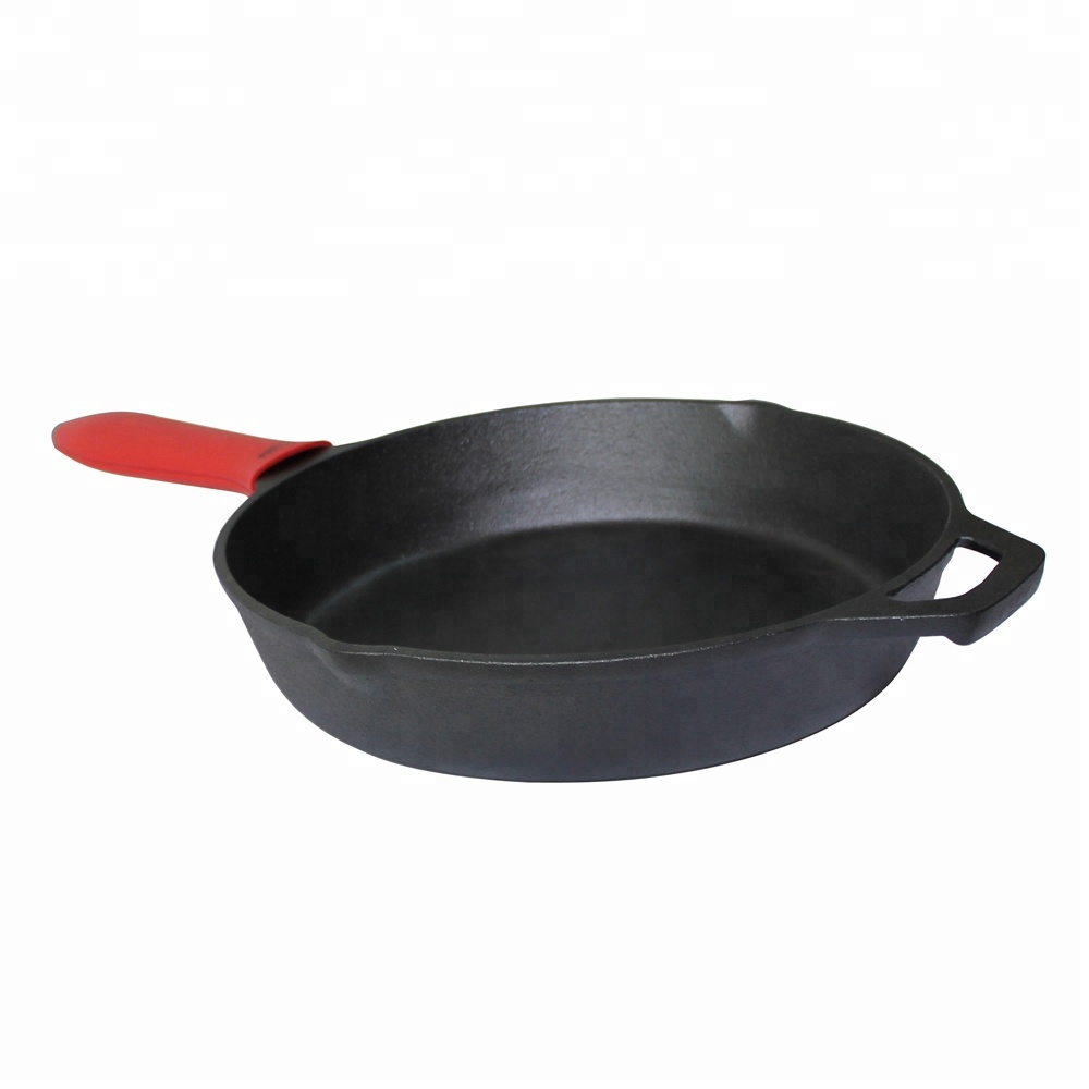 cast iron skillet fry pans, vegetable oil Pre-seasoned