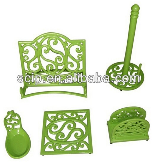 High Quality Iron Cast Cookware -
 colorful powder coated cast iron trivet cast iron pot holder – KASITE