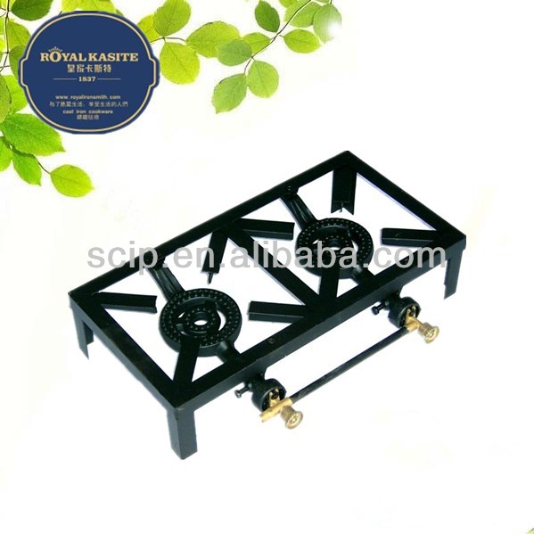 cast iron gas burner double rings
