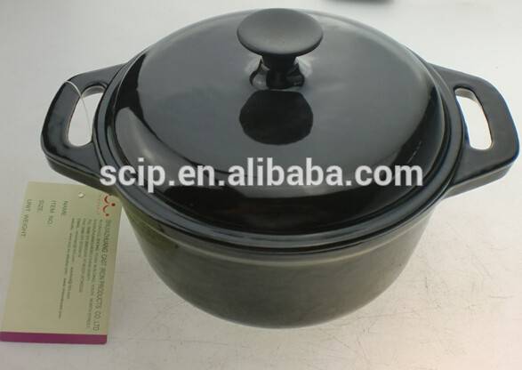 flashing color Enameled Coated Cast Iron casserole for sale