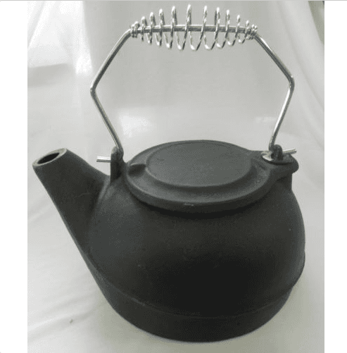 Wholesale Dealers of Mini Teapots -
 Really Nice Conditioned Cast Iron Camp Fire Fireplace Teapot Kettle – KASITE