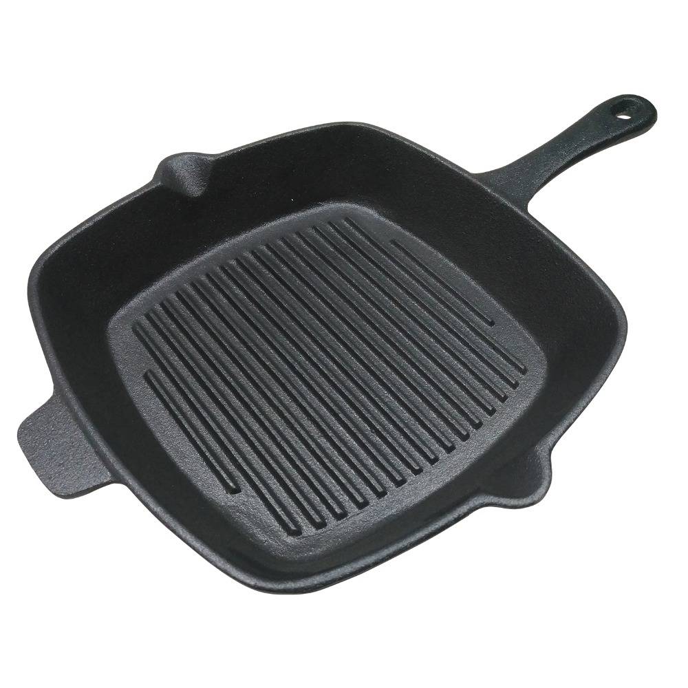 Cheapest Factory Cast Iron Cookware Set -
 2016 New Grill Pan Cast Iron With Camping Griddle For Wholesale – KASITE