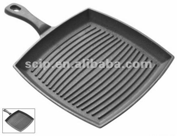 cast iron square griddle pan