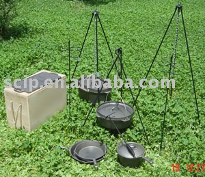 cast iron camping set