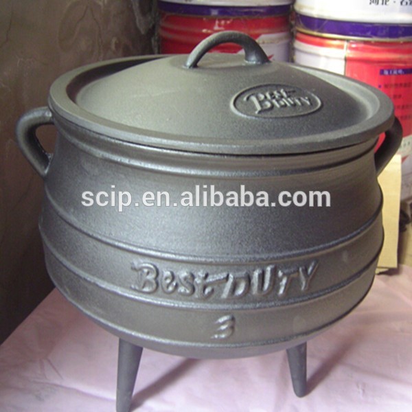 The original south african 3 leg cast iron pot