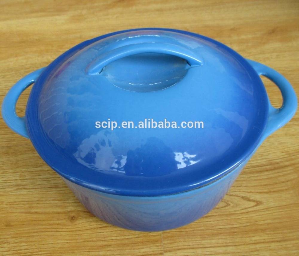 OEM Manufacturer High-Capacity Black Teapot -
 flashing colour Enameled Coated Cast Iron casserole for sale – KASITE