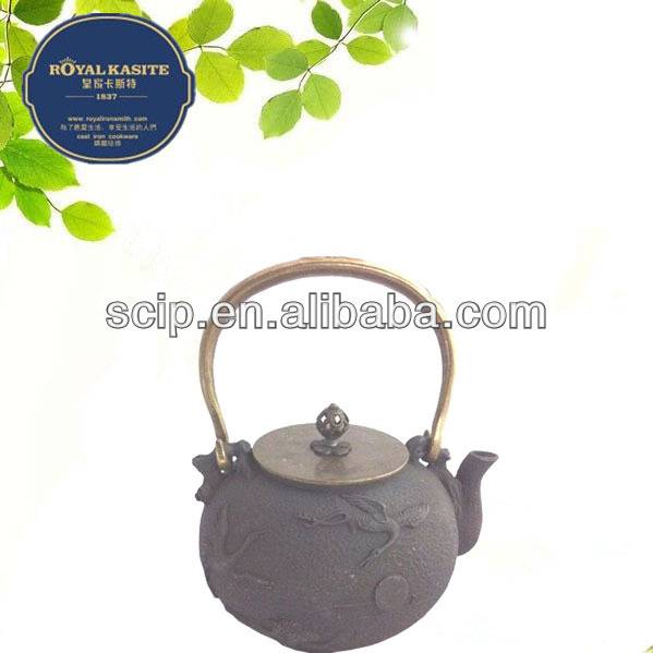 antique metal teapots