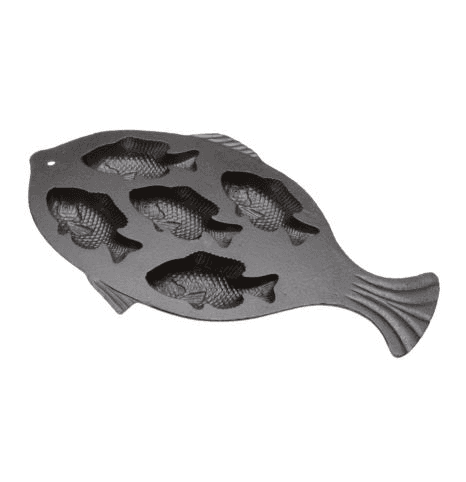 Cornbread Pan – Pre-Seasoned Fish Impression Cast Iron