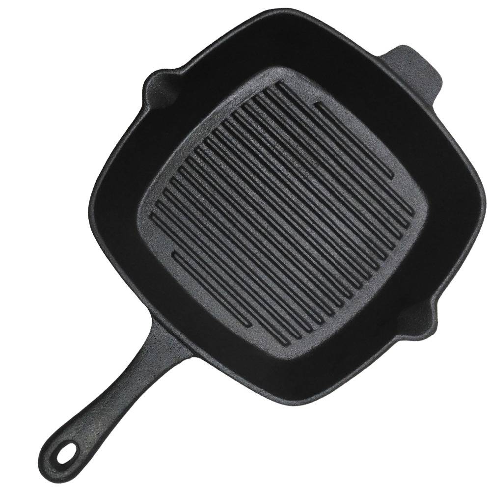 China OEM Cast Iron Teapot Set -
 Pre Seasoned Cast Iron Square Grill Pan, 10.5 Inch-Great for Stovetop, Oven, Grill, or Campfire-Professional Cookware for Fl – KASITE