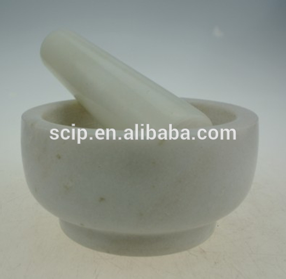 round stone mortar and pestle