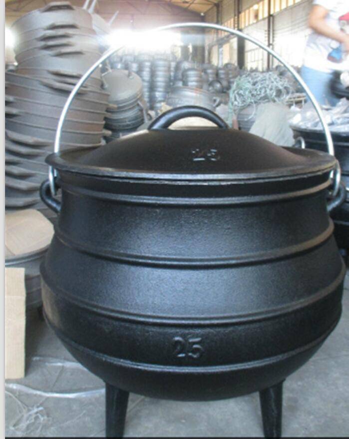 Wholesale Hot Sale Cast Iron Potjie Pot 25# Factory And Suppliers | Kasite