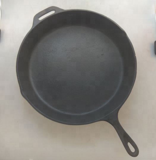 40cm Skillets cast iron fry pan, Pre-seasoned