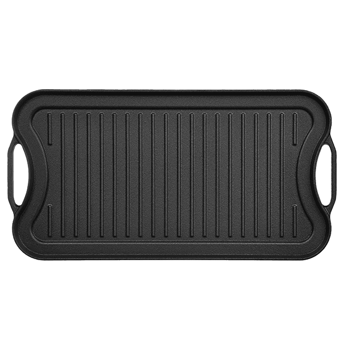Pre-Seasoned Cast Iron Reversible Grill/Griddle