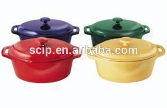 mini enamel cast iron pot