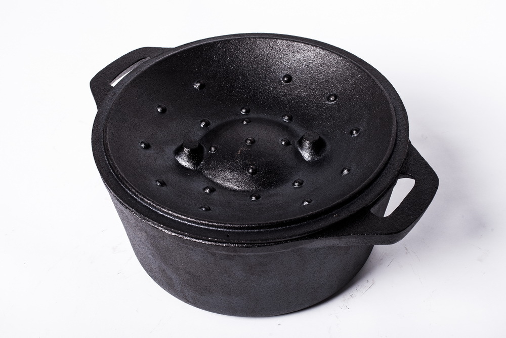 Good quality Ceramic White Teapot -
 Dutch oven set in wooden box cast iron saucepan – KASITE