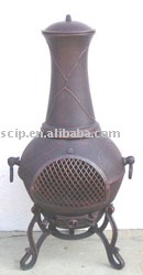 cast iron chimenea