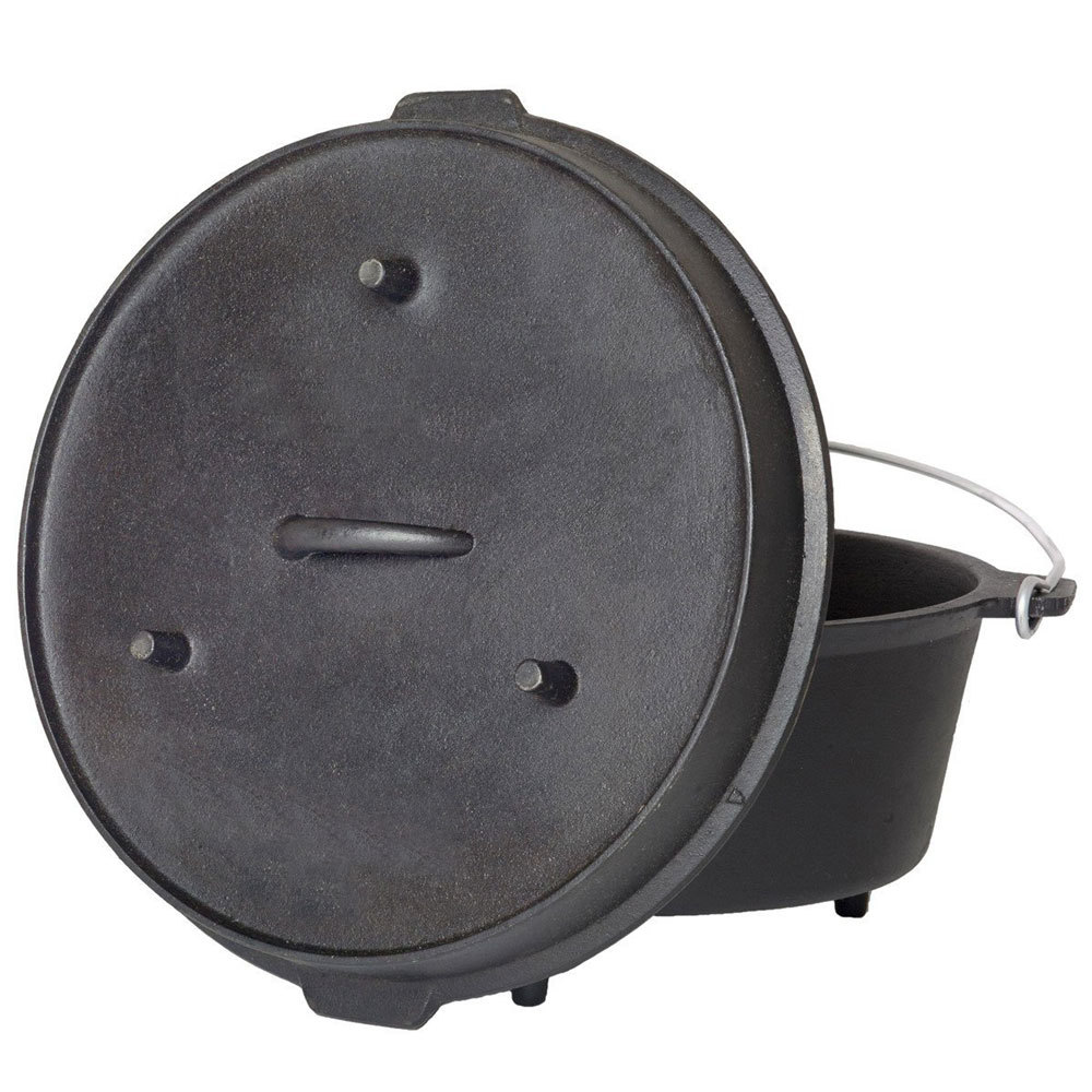 Factory Price Cast Iron Skillet Induction 8 Inch -
 12-Quart 14" Dutch Oven with Lid – KASITE