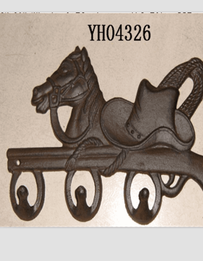 18 Years Factory Enamel Round Cast Iron Trivets -
 cast iron horse hook cast iron coat hangerr – KASITE