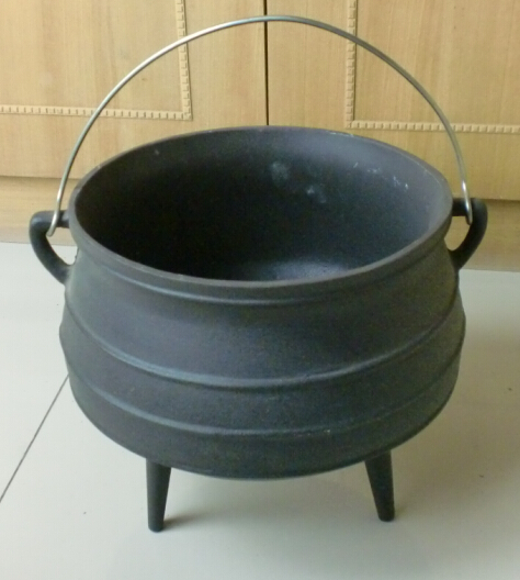 Hot sale high quality south africa cast iron cauldron potjie pot