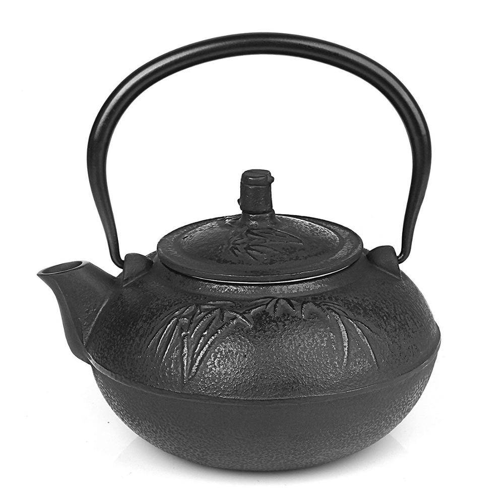 Best Price for Wooden Handle Promotional Enamel Teapot -
 Japanese Cast Iron Tea Pot Black (47 oz 1400ml) – KASITE