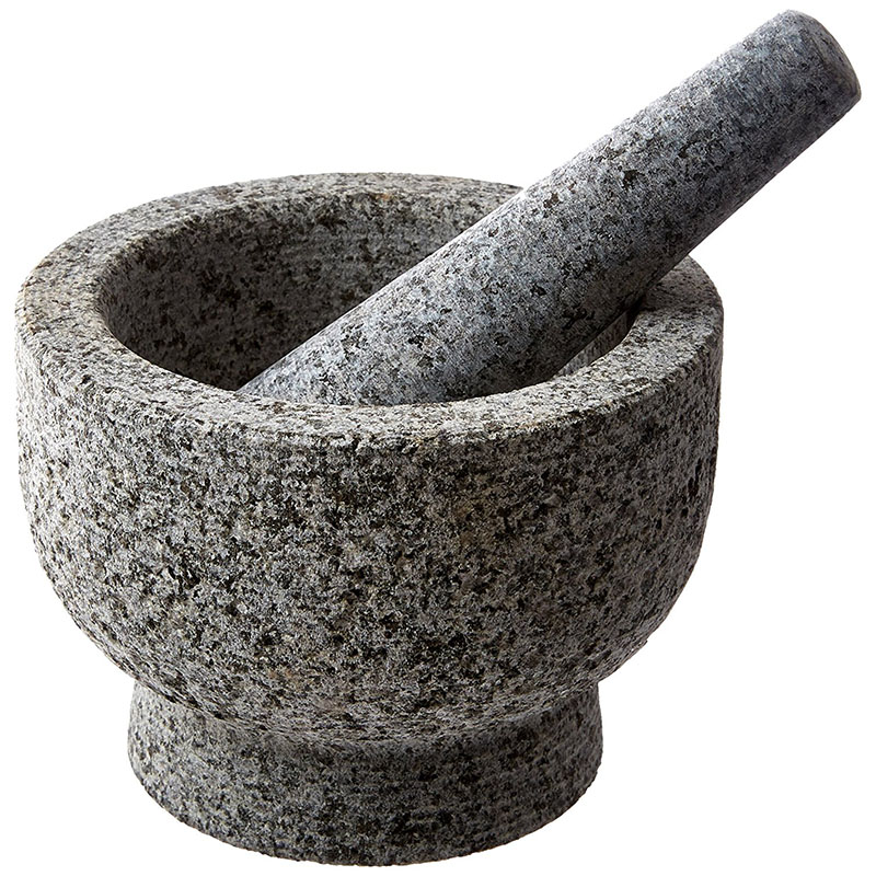 Factory directly supply Enamel Cast Iron Cookware -
 Mortar and Pestle, Unpolished Granite, 6 Inch – KASITE