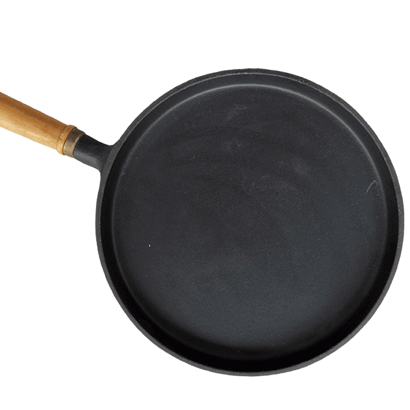 Hot-selling Antique Metal Teapots -
 Wholesale 9" inch wooden handle Preseasoned cast iron skillet – KASITE