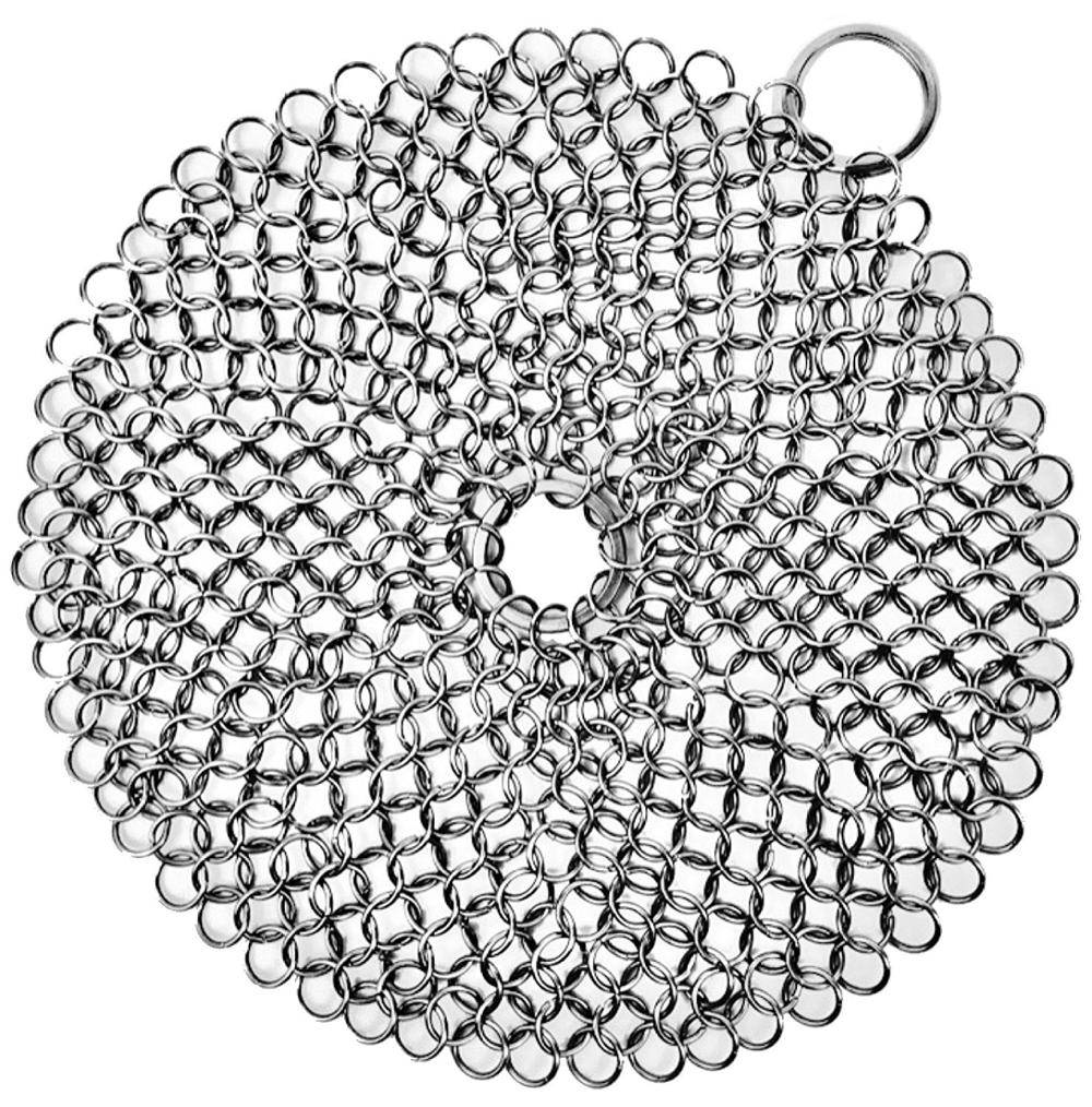 Hot New Products Iron Cast Pan -
 Cast Iron Cleaner , Premium Stainless Steel Chainmail Scrubber – KASITE