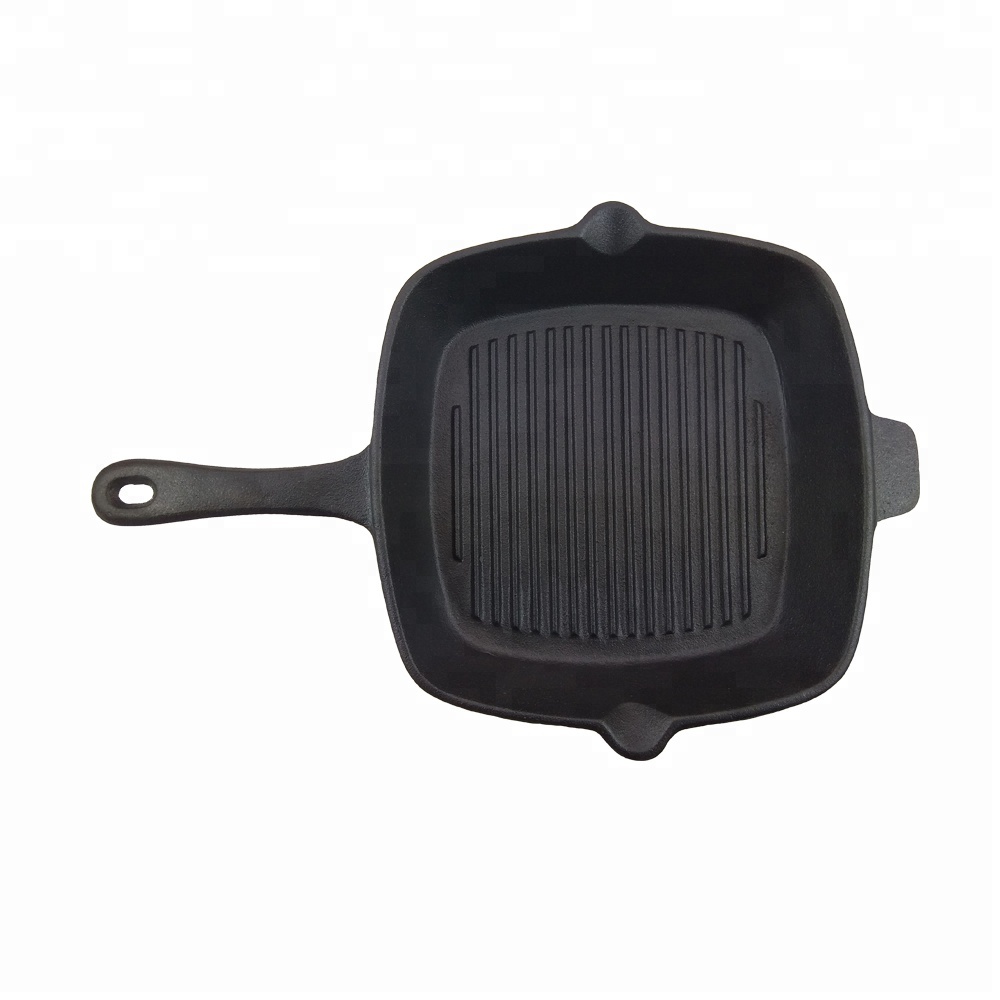 Pre-seasoned grill pans cast iron exported to USA, Amazon hot sale
