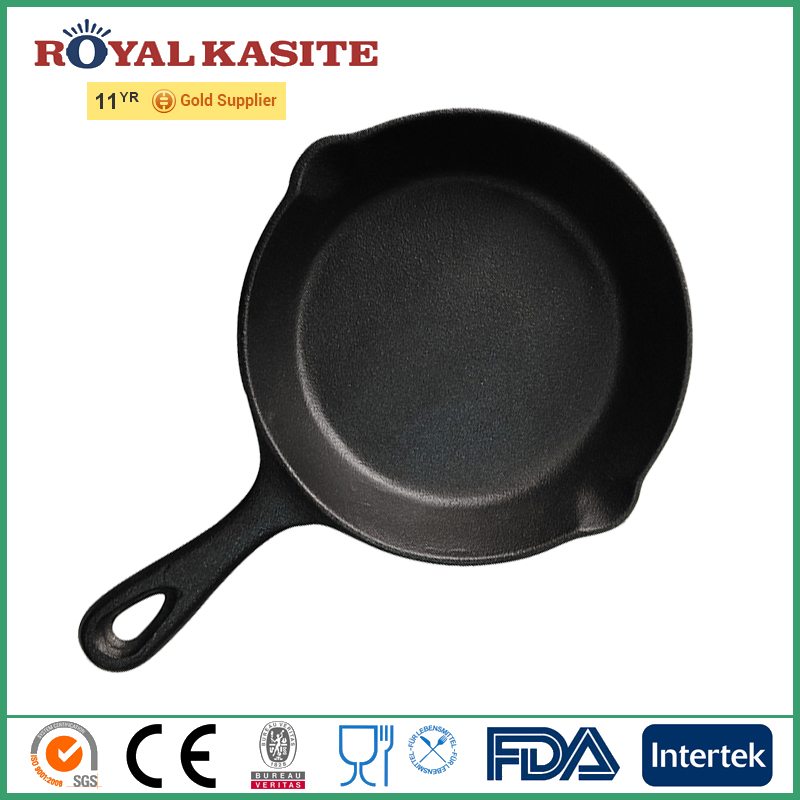Wholesale Hand-Made Metal Craft -
 Skillet Cast Iron Frying Mookata Fry Pan Grill With Nozzle – KASITE