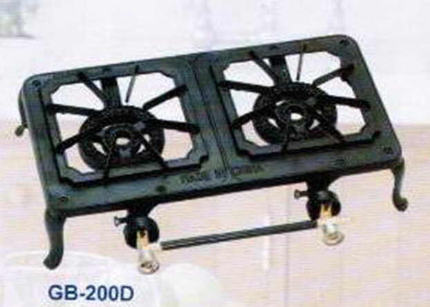 2 burners cast iron stove/gas camping burner GB-200D