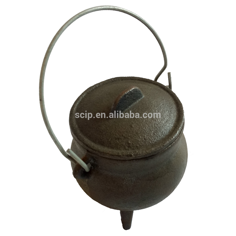 Factory Supply Unique Ceramic Teapots -
 Cast Iron Potjie Pot Size 2 – Include complementary Lid Lifter Knob,cast iron potjie pot with 3 legs – KASITE