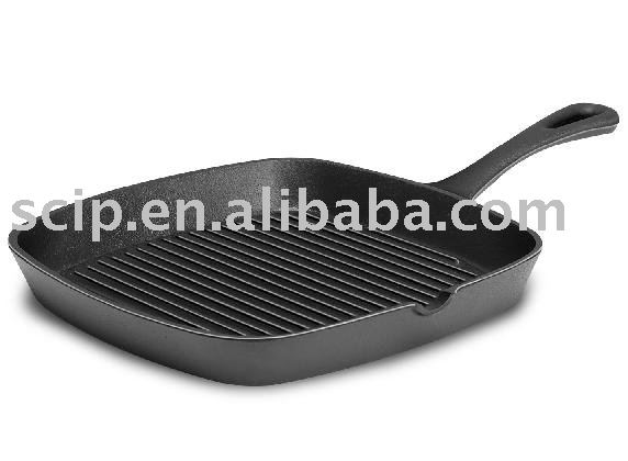Non-stick iron fry pan